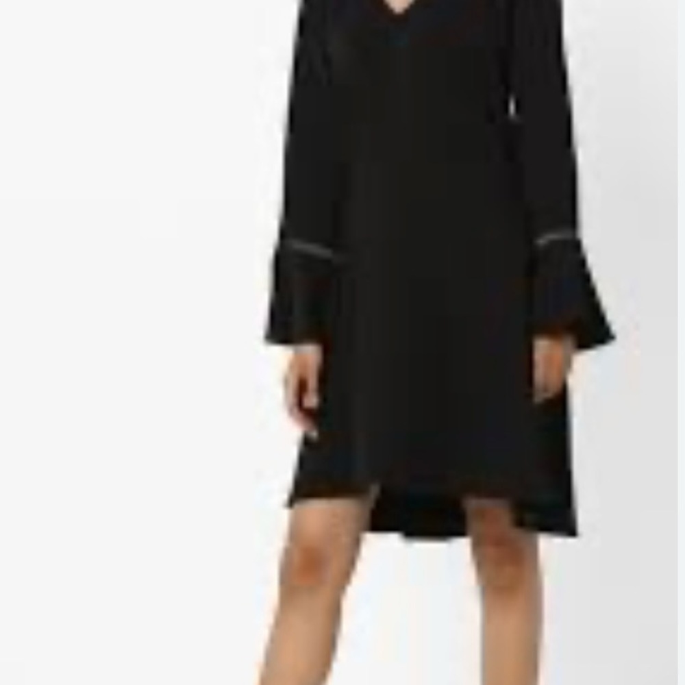 Scotch & Soda Long Sleeve Dress with satin details